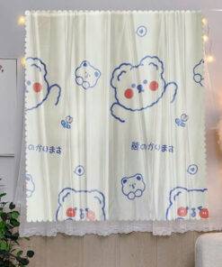 rèm dán cửa sổ 2 lớp - Gấu Kute