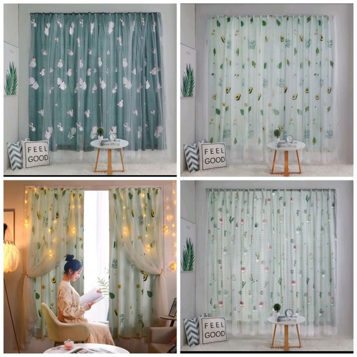 các loại rèm vải dán tường