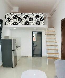 rèm che gác lửng