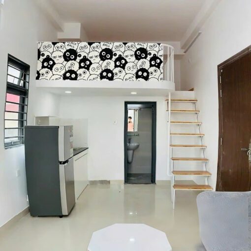 rèm che gác lửng