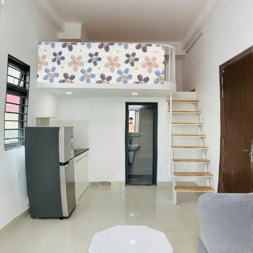 rèm che gác lửng