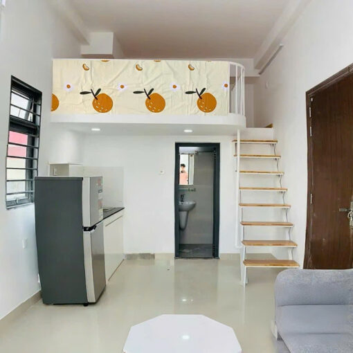 rèm che gác lửng